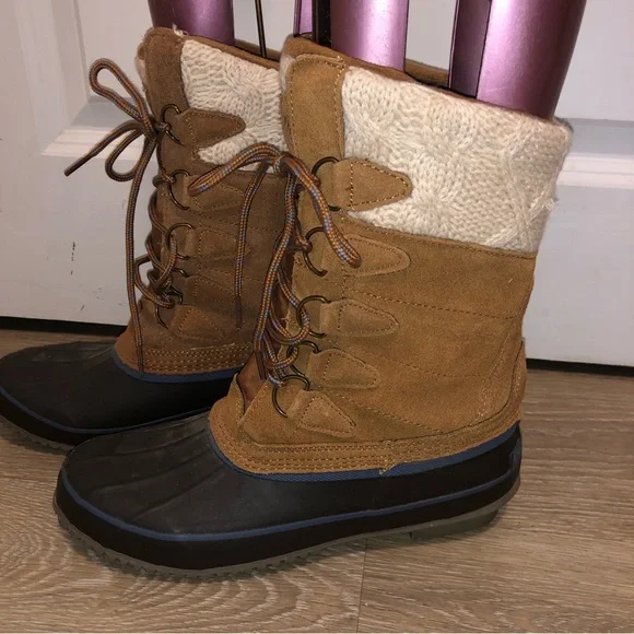 Khombu ladies winter snow boots size
